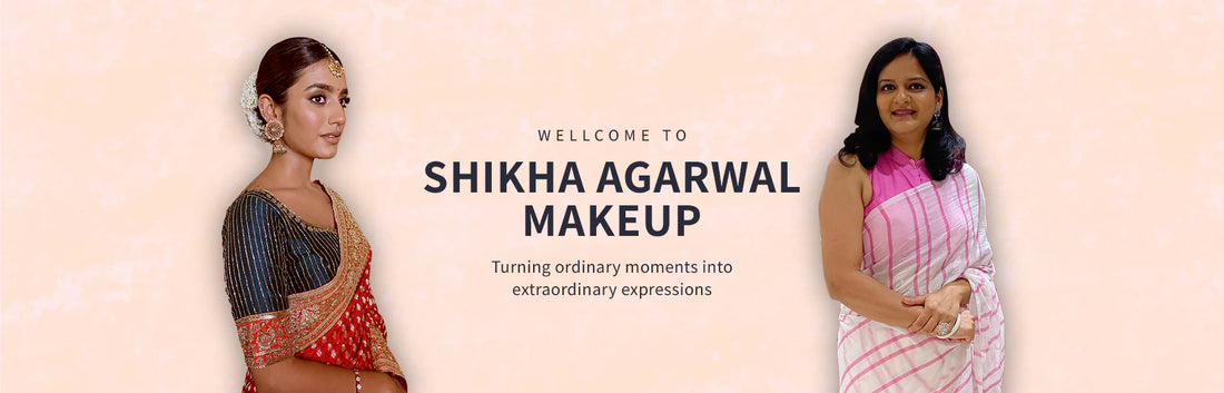 Shikha Agarwal is a celebrated drape artist and makeup artist who found her calling later in life.